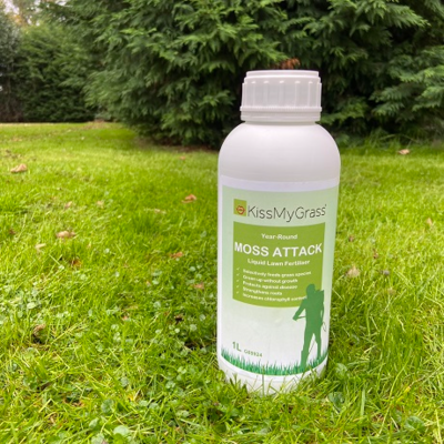 KissMyGrass Moss Attack Liquid Lawn Fertiliser